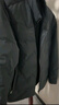 劲霸男装鸭绒羽绒服男立领纯色冬季保暖茄克羽绒服NRHG4002 深兰 M 实拍图