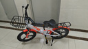 凤凰儿童自行车6-10-15岁男女学生折叠单车中小学生童车 顶配-镁合金减震一体轮-白橙色 18寸-适合身高125以上选择 实拍图