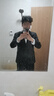 罗蒙（ROMON）西服套装男商务通勤职业正装绅士伴郎新郎服结婚礼服2502黑色XL 实拍图