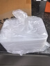 妙洁一次性饭盒方形带盖800ml*50只食品级野餐具可微波加热打包汤碗筷 实拍图