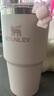 STANLEY网红吸管杯水杯保温杯大容量办公车载不锈钢杯子591ML-晶粉色 实拍图