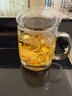 乐美雅 钢化玻璃杯泡茶杯牛奶杯微波炉水杯家用带把耐热茶杯早餐麦片杯 诺卡+透明玻璃盖380ml1只 实拍图