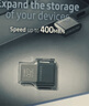 三星（SAMSUNG）256GB USB3.1  U盘 FIT 电脑车载迷你优盘 高速 学生办公 读速400MB/s（Gen 1）适用哨兵模式 实拍图