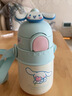 杯具熊（BEDDYBEAR）儿童保温杯带手柄吸管儿童水杯316不锈钢宝宝学饮杯子400ml大耳狗 实拍图
