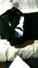 Shidou纯棉休闲裤春夏薄款多口袋工装裤宽松直筒高腰加大肥佬裤男 26黑色(薄款) 5XL适合220-240斤 实拍图