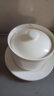 贝瑟斯 陶瓷碗炖盅 汤碗隔水炖盅内胆蒸蛋粥燕窝盅罐餐具带盖勺碟420ml 实拍图
