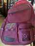 靓宝宝小学生女孩书包三到六儿童大容量一年级二减负护脊女生轻便双肩包 小号粉色+文具盒(适合1-2年级) 实拍图
