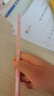 晨光(M&G)文具铅笔2B洞洞铅笔50支 小学生练字铅笔 儿童正姿矫姿 三角木杆沾顶易抓握 AWP307G6粉杆  实拍图