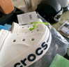卡骆驰crocs洞洞鞋贝雅卡骆班轻便耐磨一脚蹬休闲鞋|205089 深蓝/辣椒红-4CC 37 /38(230mm) 实拍图