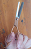 谷崎 宠物美容剪刀 狗狗毛工具套装7英寸分体剪专业修毛剪弯剪子泰迪猫狗通用理发神器宠物剪 #金色 6英寸 牙剪 实拍图