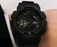 CASIO黑武士手表 G-SHOCK运动防水户外男士表日韩表 送礼送男朋友 黑武士GA-110-1BDR 实拍图