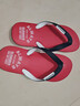 美人桥男人字拖时尚户外休闲拖鞋舒适透气鞋柔软底夹脚拖658-1 暗红 40 实拍图