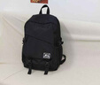 回力（Warrior）书包男初中生大容量高中生大学生书包减压多功能电脑包女双肩背包 黑色 实拍图