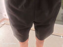 特步短裤男五分裤夏装新款运动裤透气速干裤跑步健身男裤子 正黑色-0200（吸湿速干-七分裤）-男 3XL 实拍图