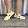 森马洞洞鞋男款夏季外穿防滑防臭踩屎感包头拖鞋户外大码运动沙滩凉鞋 米色 42 实拍图