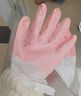 米帮手洗碗手套女耐用厨房刷碗洗衣服家务清洁耐磨防水手套橡胶乳胶手套 樱花粉-柔韧贴合【加厚款】 1双装 实拍图