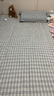 双鹤亚麻凉席三件套宿舍单人双人空调软席床单床席 麻色四菱格（棉麻） 1.8米床适用 (实发 210cm*220cm ） 实拍图