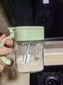 双枪（Suncha）调料盒调料瓶套装盐罐带勺调味罐调味盒厨房调味瓶绿色 实拍图