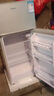 长城（GREAT WALL FRIDGE）家用迷你小冰箱小型冷冻冷藏保鲜宿舍出租房办公室节能省电双开门电冰箱 银色119L【一级能效 全国联保】 实拍图