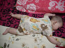 wua·wua婴儿衣服夏季薄款连体衣纯棉新生儿外出爬服宝宝短袖睡衣空调房 满印马戏团（对开按扣） 73cm （适合6-9个月 15-19斤） 实拍图