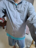 啄木鸟（TUCANO）防晒衣男士夏季冰感透气运动速干立领夹克防晒皮肤衣男装 浅灰3XL 实拍图