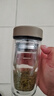 希乐玻璃杯 大容量双层加厚泡茶杯 男女士商务茶水分离水杯 车载杯子 实拍图