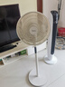 美的（Midea）【劲风酷爽】七叶轻音柔风电风扇家用遥控落地扇台式桌面小型风扇大风力节能立式摇头电扇 SAH30BK 实拍图