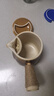 京东京造围炉煮茶烤奶罐茶煮茶器家用室内奶茶陶瓷茶壶月牙粗陶侧把煮茶壶 实拍图