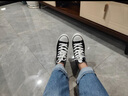 回力高帮帆布鞋百搭休闲鞋透气橡胶底板鞋男鞋学生 WXY473 黑色 40 实拍图