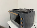 鑫厨万佳商用烤箱 专业级上下管独立控温烘焙披萨面包蛋糕烤肉叉烧烤箱 家用60升电烤箱带定时发酵热风循环 深空灰120L(顶配豪华款） 实拍图