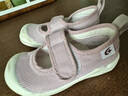 月星童鞋 日本制进口 幼儿园室内小白鞋四季女童居家鞋透气男童帆布鞋 紫色 22 (内长14cm适合脚长13.5cm) 实拍图