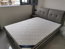 百冠环球床 真皮床卧室双人床现代简约 主卧婚床实木软靠高箱皮床家具 床+床头柜*1+乳胶床垫 框架结构1500mm*2000mm 实拍图