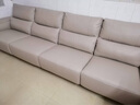 顾家家居（KUKA）零靠墙现代简约电动功能皮沙发客厅6196【燕麦色】四人位左电动 实拍图