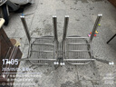 304加厚不锈钢椅子靠背椅家用单人扶手休闲座椅户外坐椅餐椅凳子 25双管椅加固特厚款304 实拍图