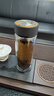 富光男女士双层玻璃杯 高硼硅玻璃304茶隔水杯子 带茶隔泡茶杯500ml 实拍图
