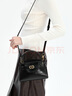 CHARLES&KEITH鳄鱼纹凯莉包手提斜挎婚包包女包生日礼物CK2-50270880-1 Black黑色 S 实拍图
