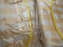 春游野餐垫户外防潮垫加厚可折叠野炊帐篷地垫露营草地沙滩垫批发 黄白格野餐垫 小号100*150 实拍图