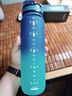 京东京造 运动水杯  tritan水杯运动水壶大容量外出方便携带 黑白渐变1L 实拍图