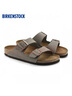 BIRKENSTOCK勃肯德国进口男女款经典舒适软木Arizona双扣拖鞋送父亲送长辈 女款灰色 36 实拍图