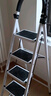 格普瑞梯子家用多功能人字梯加厚轻便折叠梯子稳固安全步梯便携室内爬梯 加厚碳钢白色六步梯 实拍图