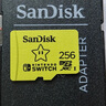闪迪（SanDisk）256GB TF（MicroSD）内存卡 U3 4K 游戏存储卡 读速100MB/s Switch任天堂授权 超级马里奥主题款 实拍图