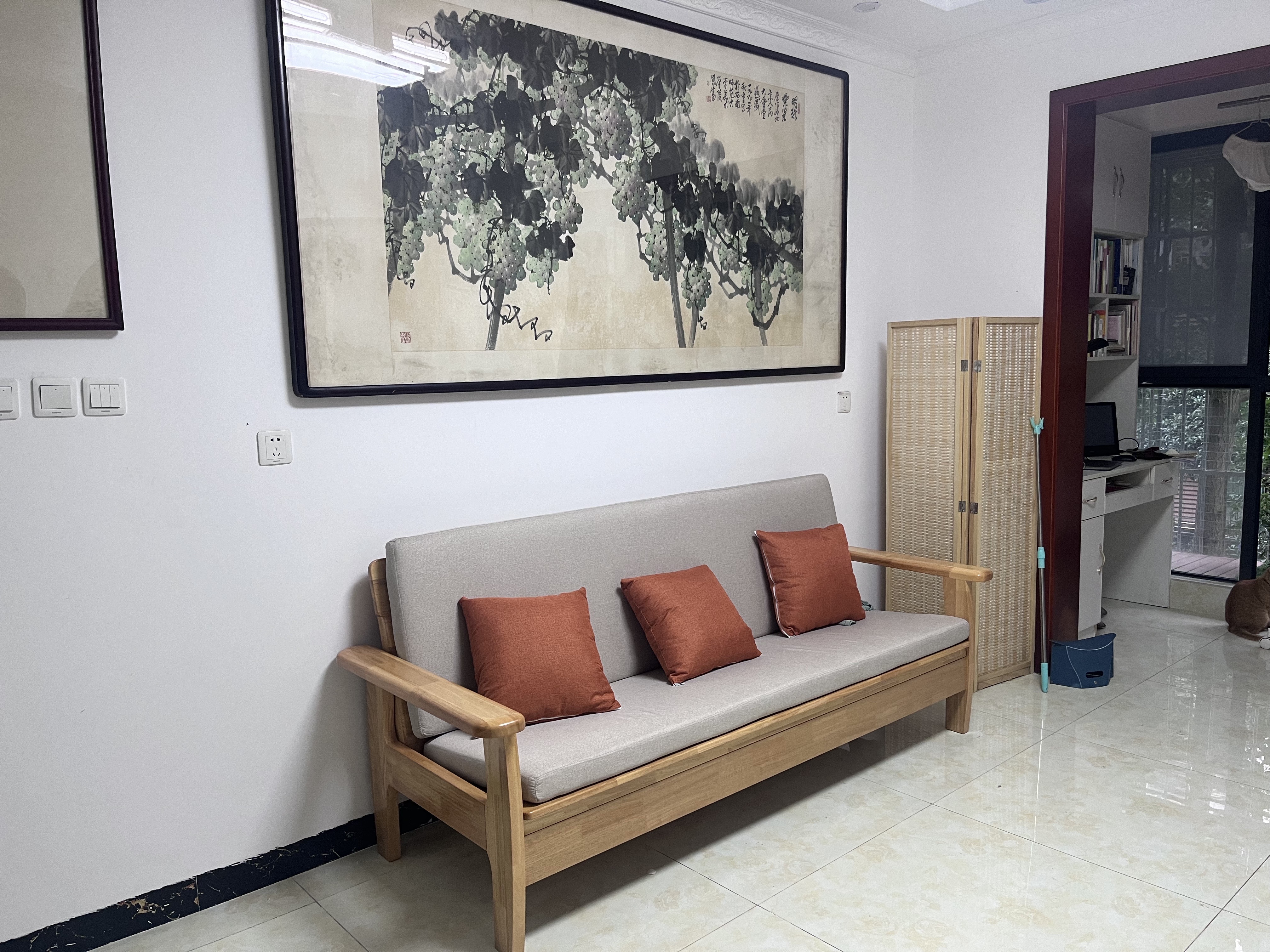 林森与树实木沙发床一体两用2026新款北欧风小户型客厅可折叠沙发坐卧两用 【升级加厚】沙发床（2.14M） 【旗舰版】免洗科技布+天然乳胶 实拍图