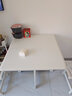 乐系（LEXI） 折叠餐桌家用小户型可移动桌椅组合可伸缩吃饭桌子 实木折叠餐桌-白色140CM长+4椅 实拍图