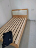 沃尔福 床 全实木床橡木1.8米双人床高箱储物主卧单人床带软包 床【带插座】+10cm椰棕床垫 1500*2000mm 实拍图