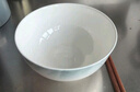 红牡丹景德镇骨瓷碗盘餐具家用陶瓷碗具轻奢米饭碗具釉下彩碗筷喝汤大碗 云锦万里4.5英寸高脚碗1个 实拍图