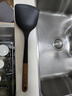 珐宝（staub）木柄硅胶家用汤勺饭勺漏勺刮勺分菜勺多功能勺厨具配件套组 木柄硅胶锅铲 实拍图