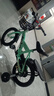阿米达儿童自行车脚踏车男女孩2-3-6-8-10岁宝宝单车小学生童车生日礼物 时尚绿 【普通轮+护具+大礼包】 14寸适合身高95-115cm 实拍图