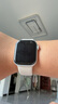 Apple/苹果 Watch Series 10 智能手表GPS款42毫米银色铝金属表壳丹宁色运动型表带S/M MX1J3CH/B 实拍图