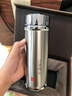 言易毕业礼物送老师 高档银杯子999足银内胆银水杯茶杯银保温杯男女士 银色【999足银内胆+检测证书】 实拍图