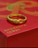 周六福  黄金戒指女款足金珐琅生肖本命年蛇头尾相衔指环 计价T 15号-2.35g 实拍图